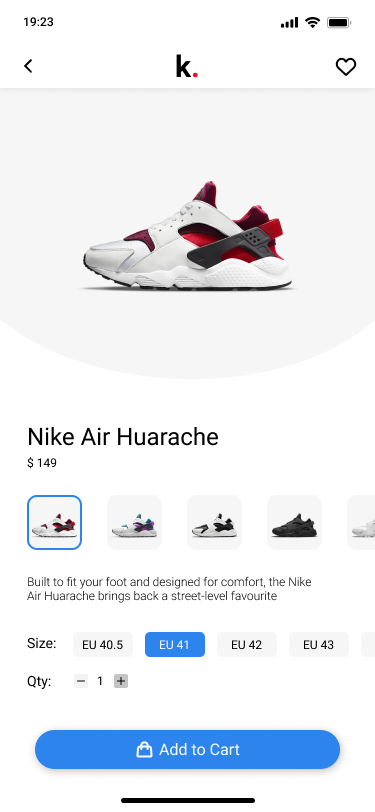 Product page
